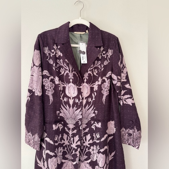 Soft Surroundings Masterpiece Duster in Purple Wine - Picture 3 of 7